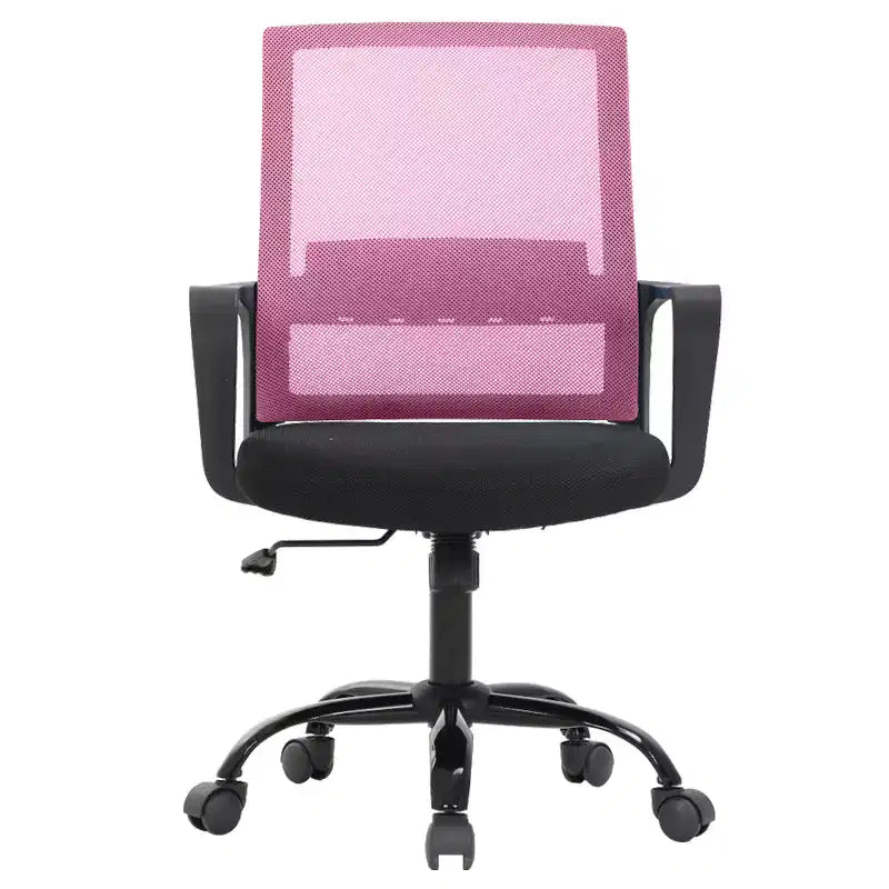 Chaise de bureau pivotante à dossier en maille, avec support lombaire et rotation à 360°, pour bureau à domicile, chaise de bureau moderne