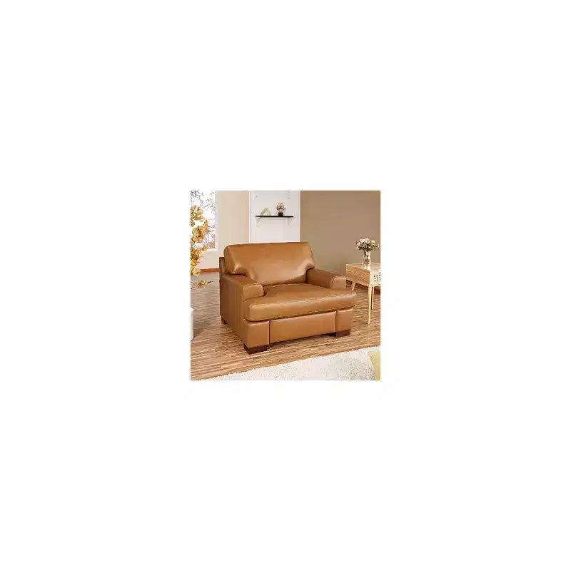 Home Imports Emporium Genuine Leather Accent Chair