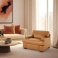 Fauteuil d'appoint en cuir véritable
