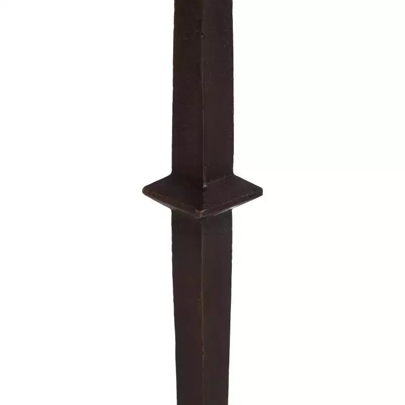 Table de bar sur pied, 10x10x22, Bronze et Marbre