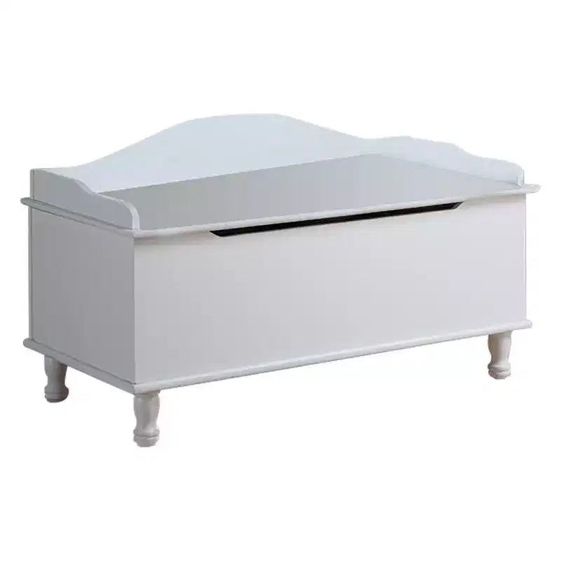 Banc de rangement coffre à jouets, blanc