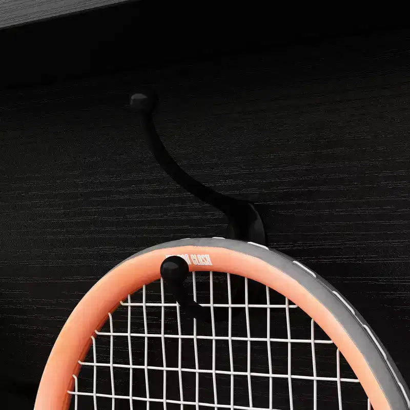 Banc d'entrée 3-en-1  en bois avec doubles patères et étagères