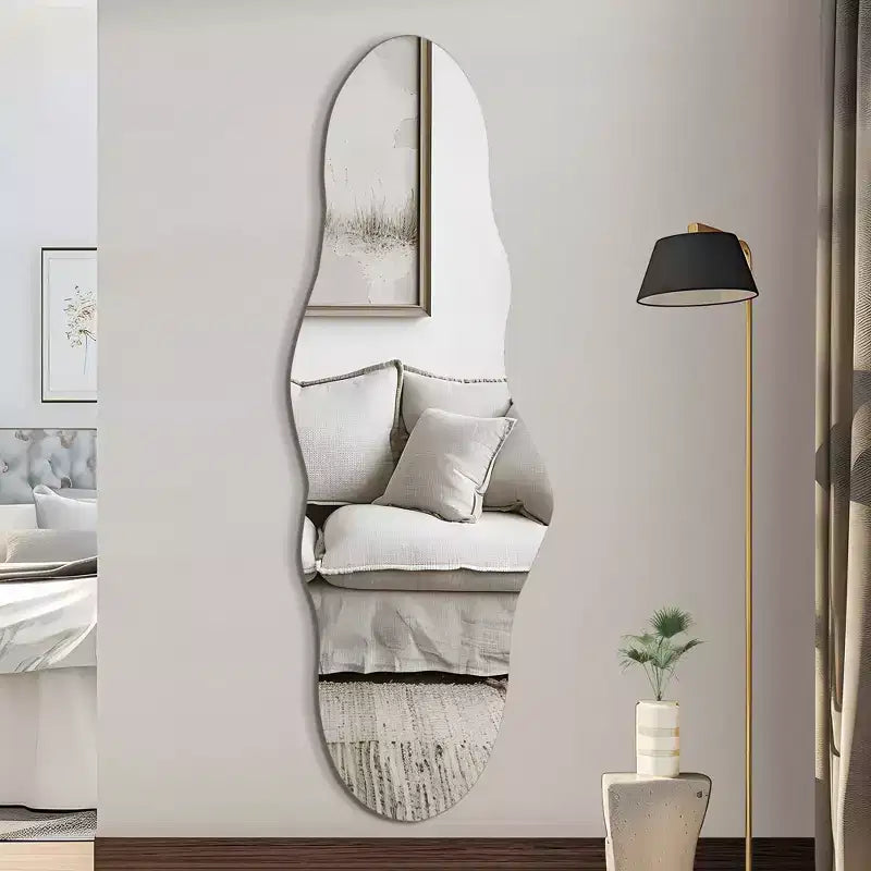 Miroir mural irrégulier sans cadre 