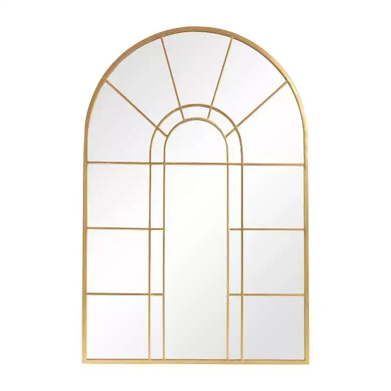  Miroir mural cintrée avec cadre en métal