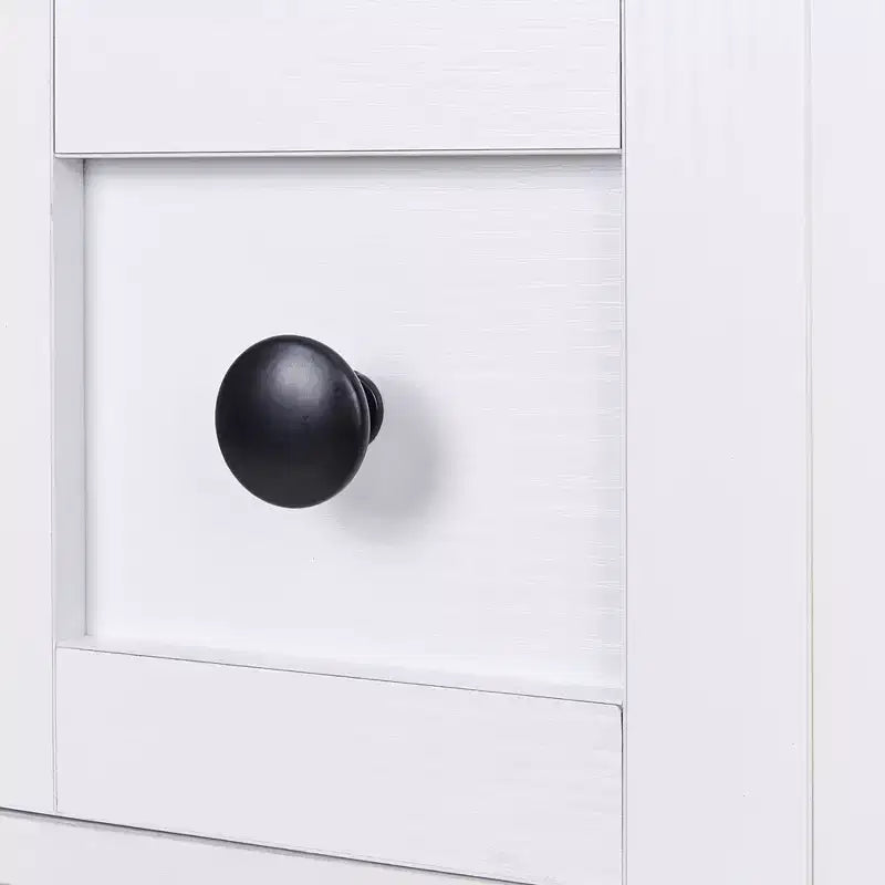 Armoire de salle de bain haute, armoire de rangement étroite et mince, tour de lin avec 2 portes et 1 tiroir, armoire au sol avec étagères réglables, blanc