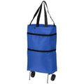 Sac de courses pliable étanche et portable avec roues 13-18 pouces