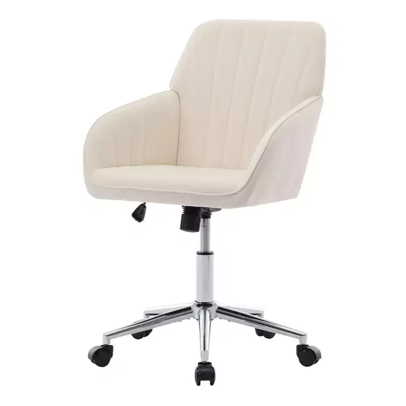 Chaise de bureau réglable, chambre à coucher, chaise pivotante ergonomique, dossier et assise, confortable pour les longues heures assises