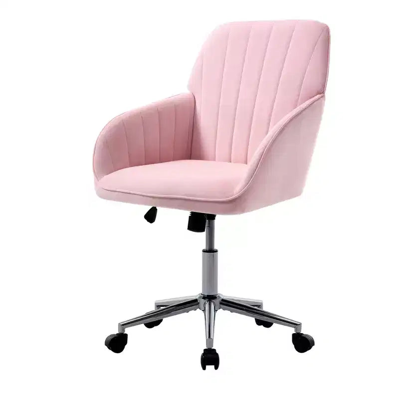 Chaise de bureau réglable, chambre à coucher, chaise pivotante ergonomique, dossier et assise, confortable pour les longues heures assises