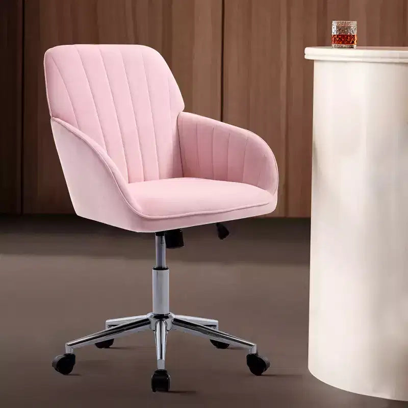 Chaise de bureau réglable, chambre à coucher, chaise pivotante ergonomique, dossier et assise, confortable pour les longues heures assises