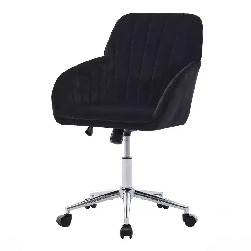 Chaise de bureau réglable, chambre à coucher, chaise pivotante ergonomique, dossier et assise, confortable pour les longues heures assises