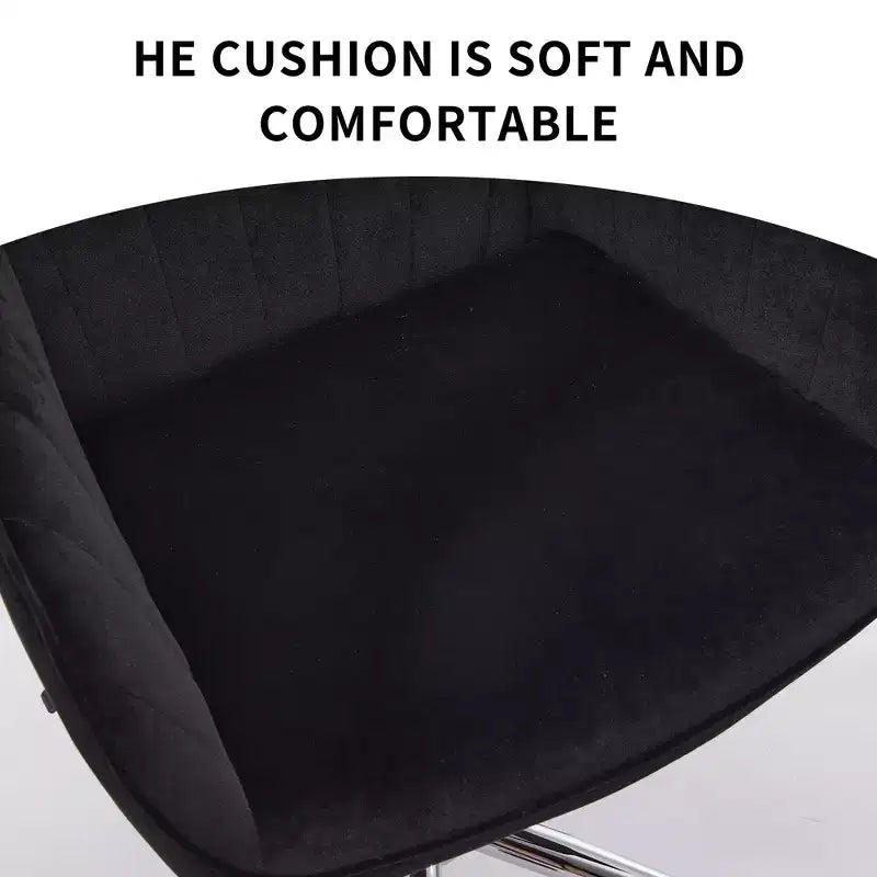 Chaise de bureau réglable, chambre à coucher, chaise pivotante ergonomique, dossier et assise, confortable pour les longues heures assises