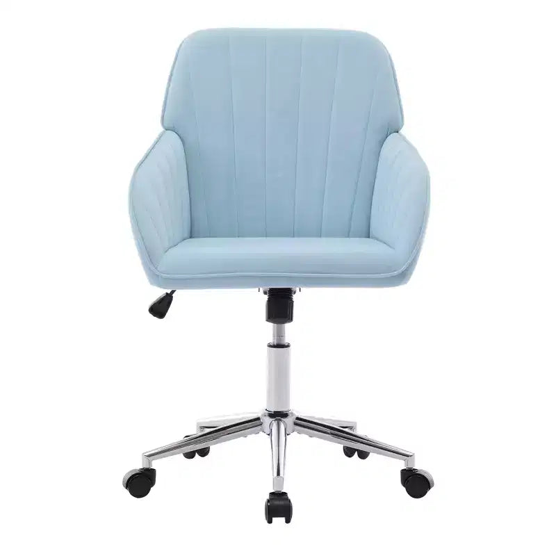 Chaise de bureau réglable, chambre à coucher, chaise pivotante ergonomique, dossier et assise, confortable pour les longues heures assises