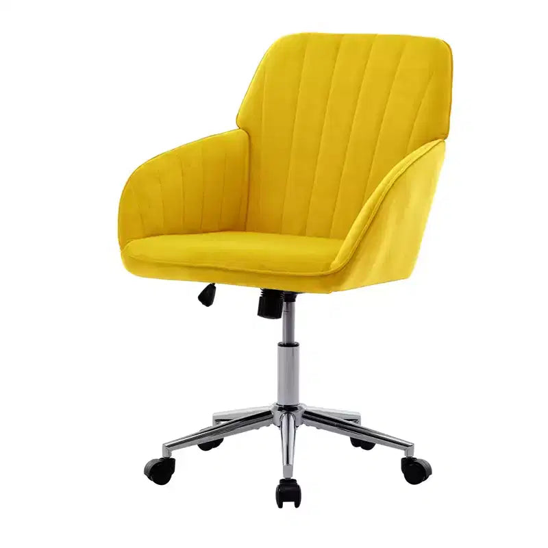 Chaise de bureau réglable, chambre à coucher, chaise pivotante ergonomique, dossier et assise, confortable pour les longues heures assises