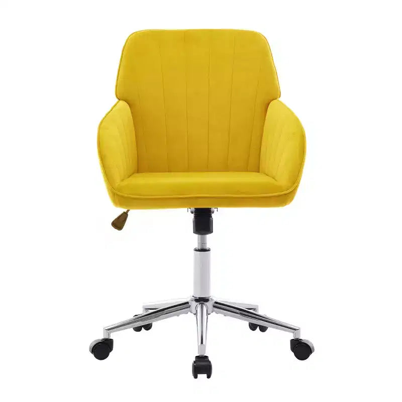 Chaise de bureau réglable, chambre à coucher, chaise pivotante ergonomique, dossier et assise, confortable pour les longues heures assises
