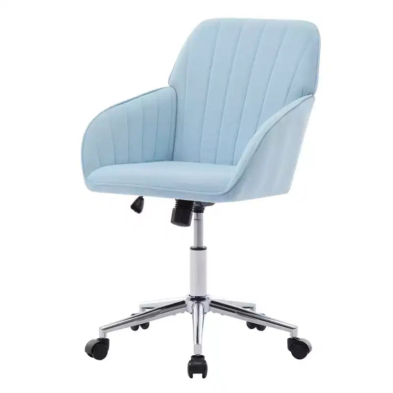 Chaise de bureau réglable, chambre à coucher, chaise pivotante ergonomique, dossier et assise, confortable pour les longues heures assises