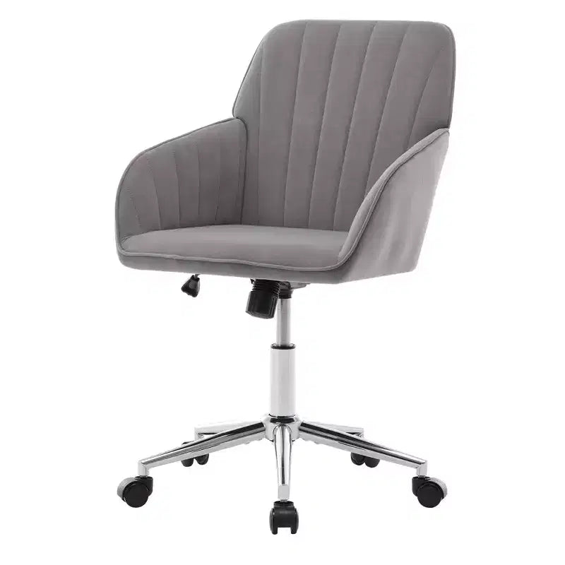 Chaise de bureau réglable, chambre à coucher, chaise pivotante ergonomique, dossier et assise, confortable pour les longues heures assises