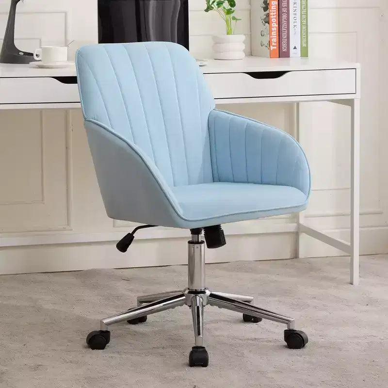 Adjustable Office Chair, Home Bedroom, Ergonomic Swivel Chair, Backrest Seat, Comfortable for Long Sitting