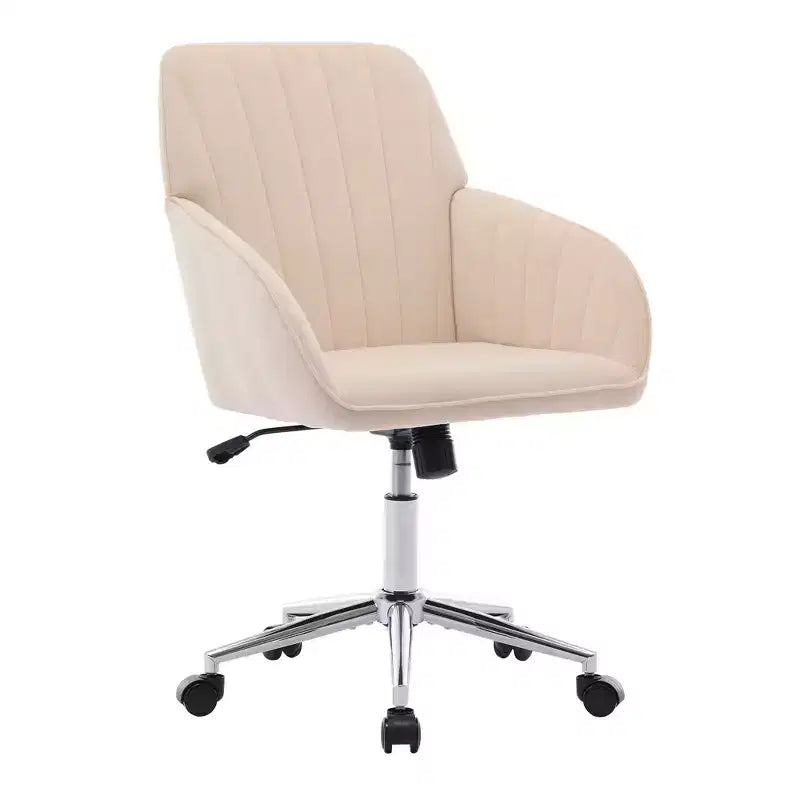 Chaise de bureau réglable, chambre à coucher, chaise pivotante ergonomique, dossier et assise, confortable pour les longues heures assises