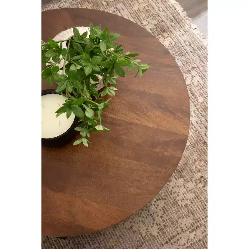 Miroir mural cintré en bois