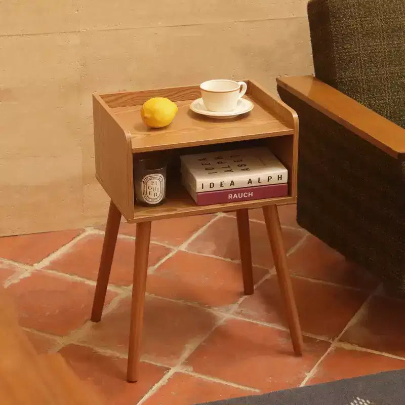 Table de chevet, table d'appoint de chambre moderne du milieu du siècle