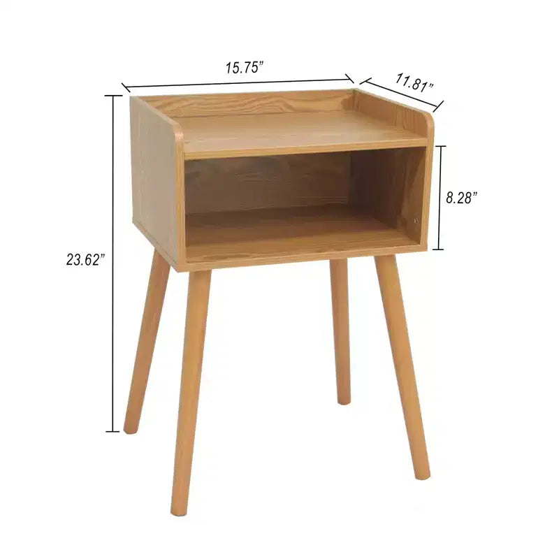 Table de chevet, table d'appoint de chambre moderne du milieu du siècle