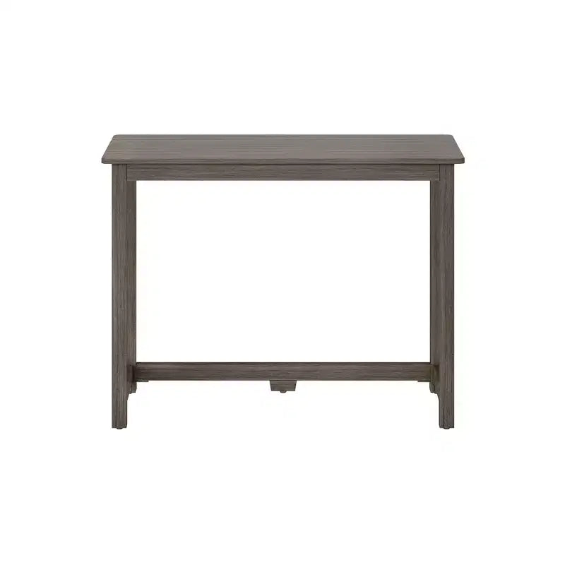 Bureau d'écriture en bois massif, bureau simple pour chambre à coucher, bureau d'étude pour bureau à domicile, 39.5