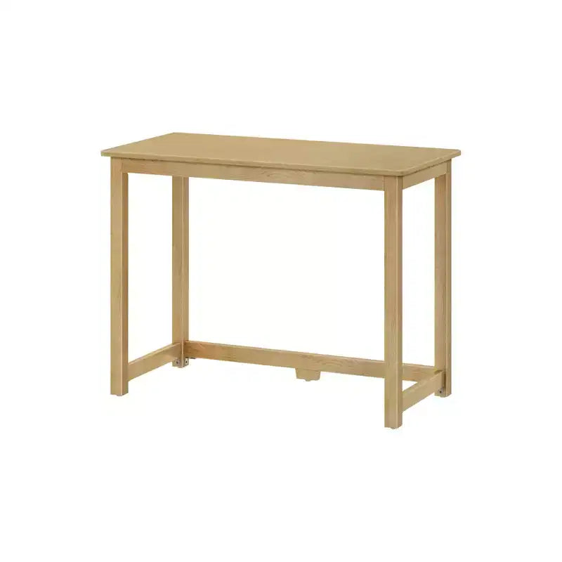 Bureau d'écriture en bois massif, bureau simple pour chambre à coucher, bureau d'étude pour bureau à domicile, 39.5