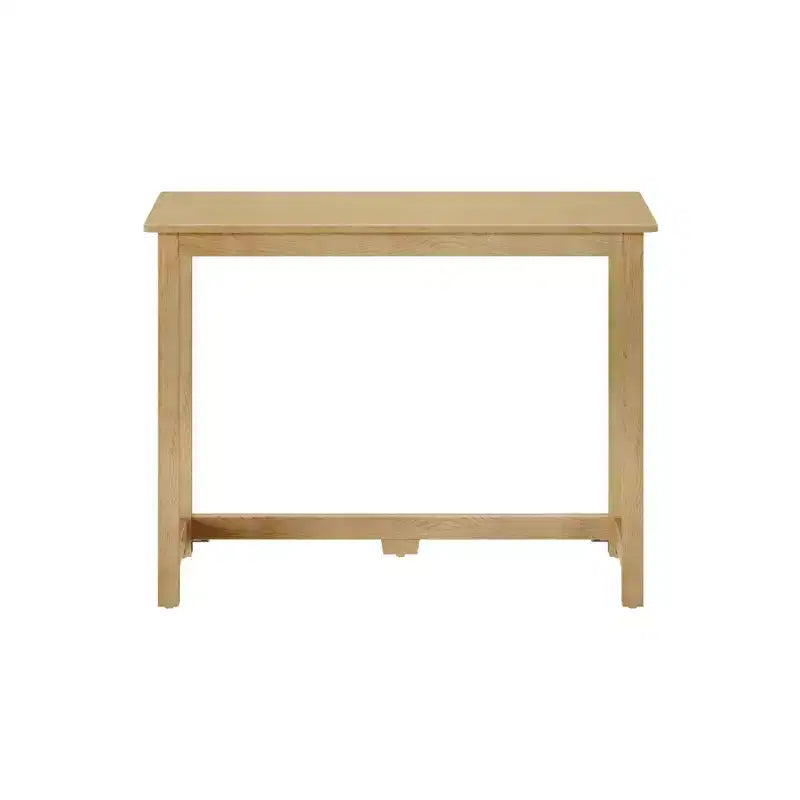 Bureau d'écriture en bois massif, bureau simple pour chambre à coucher, bureau d'étude pour bureau à domicile, 39.5