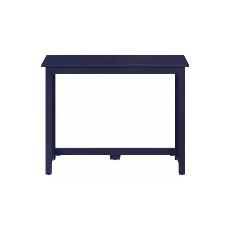 Bureau d'écriture en bois massif, bureau simple pour chambre à coucher, bureau d'étude pour bureau à domicile, 39.5