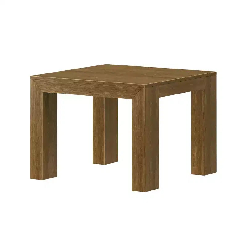 Table d'angle carrée moderne en bois massif, table d'appoint 32 pour salon, table de chevet
